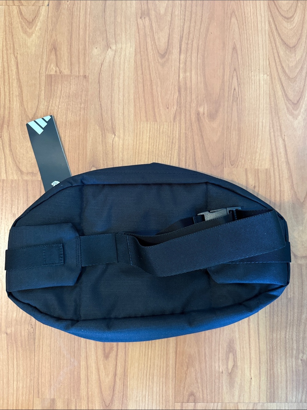 adidas Black Waist Crossbody Bag with Red Zip and FIFA Patch - Picture 3 of 7